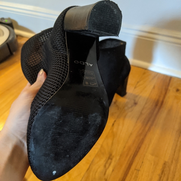 Aldo Black Booties Size 7 - Picture 3 of 4